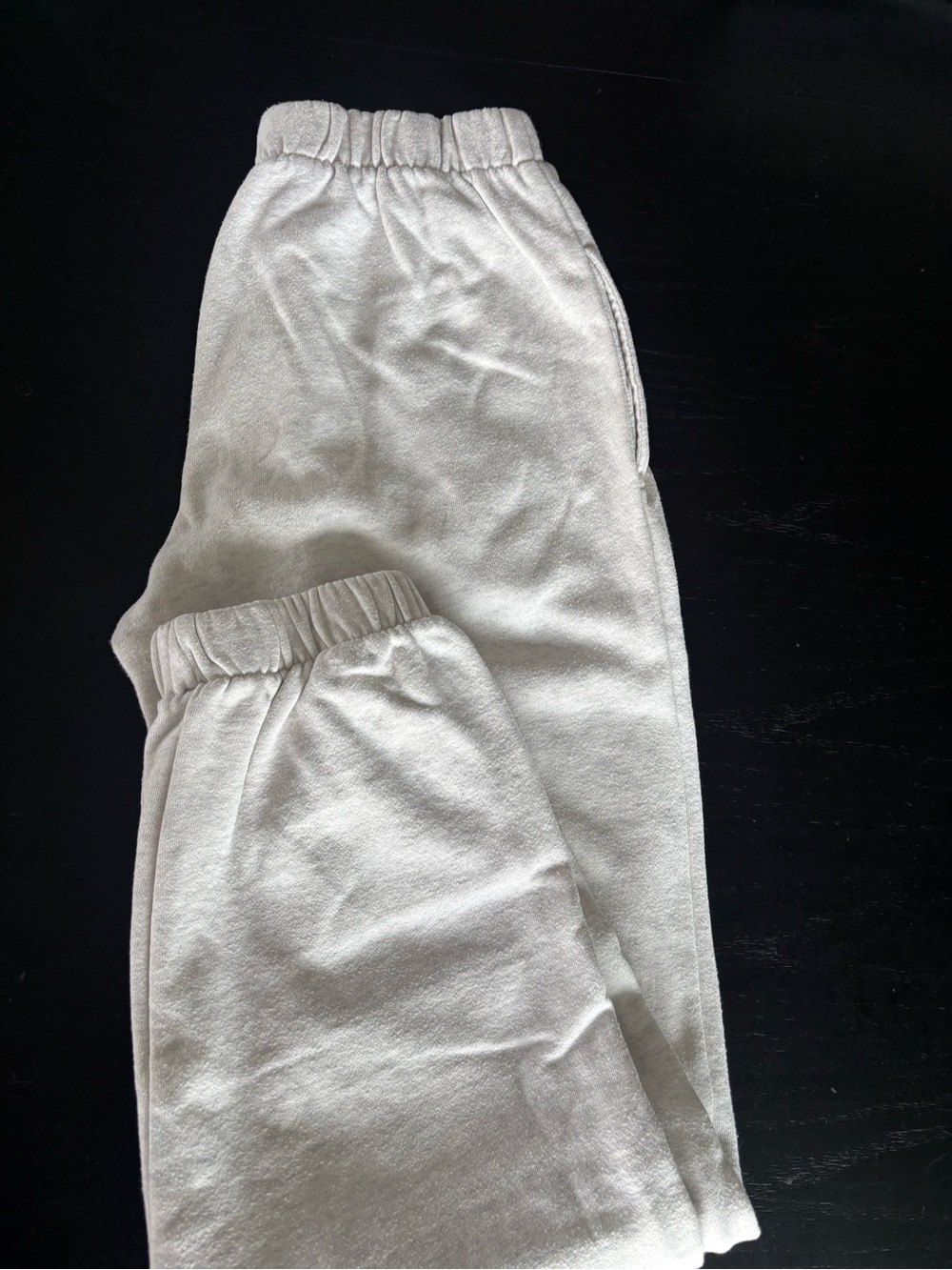 T Brandy Melville Rosa Sweatpants White Heather Cozy Joggers